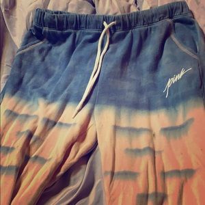 Mid calf long, tie high waist sweats